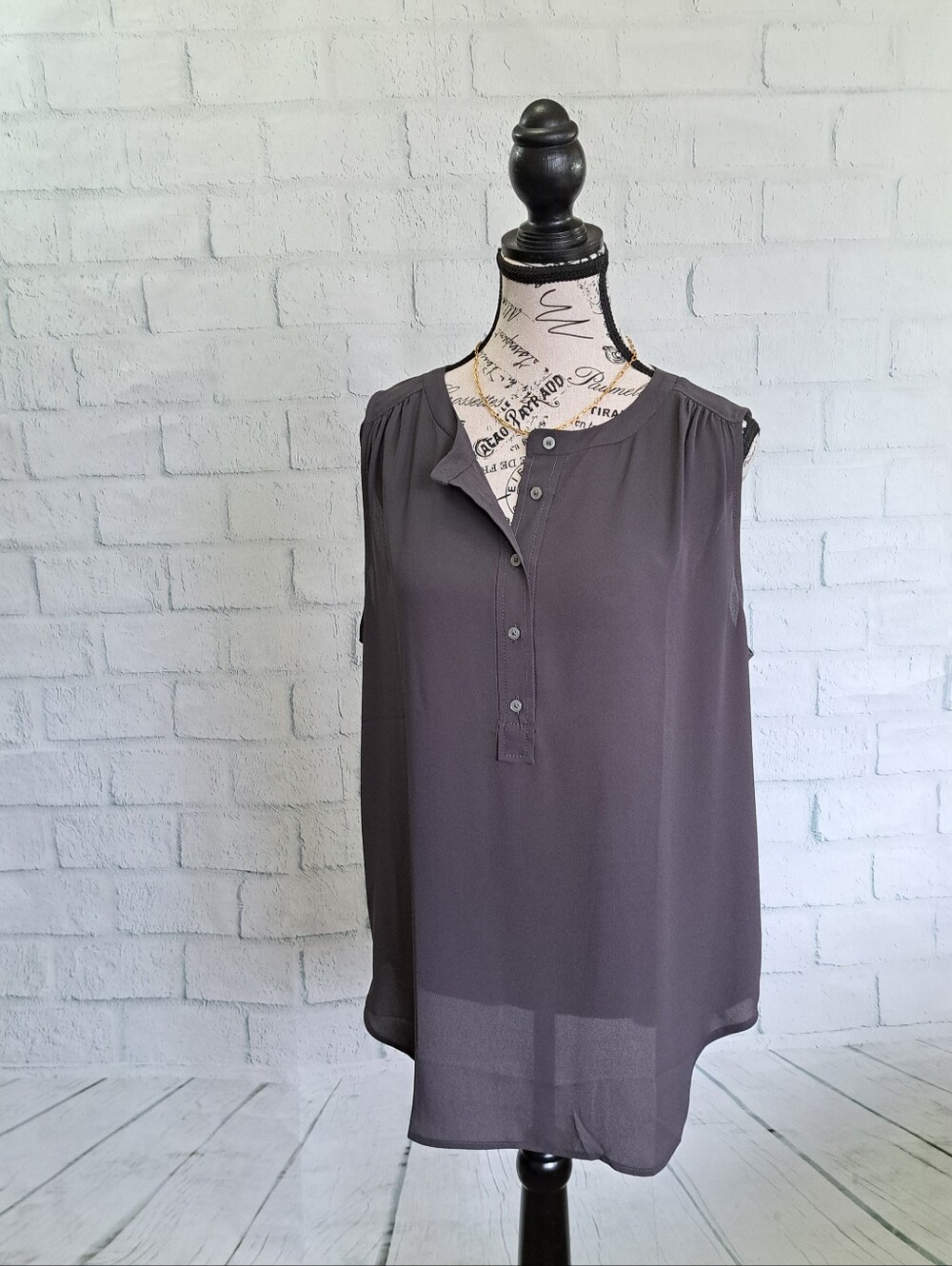 Gray Loft Blouse